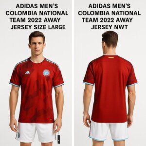 Adidas Colombia 2022 Away Jersey Red Men’s L NWT